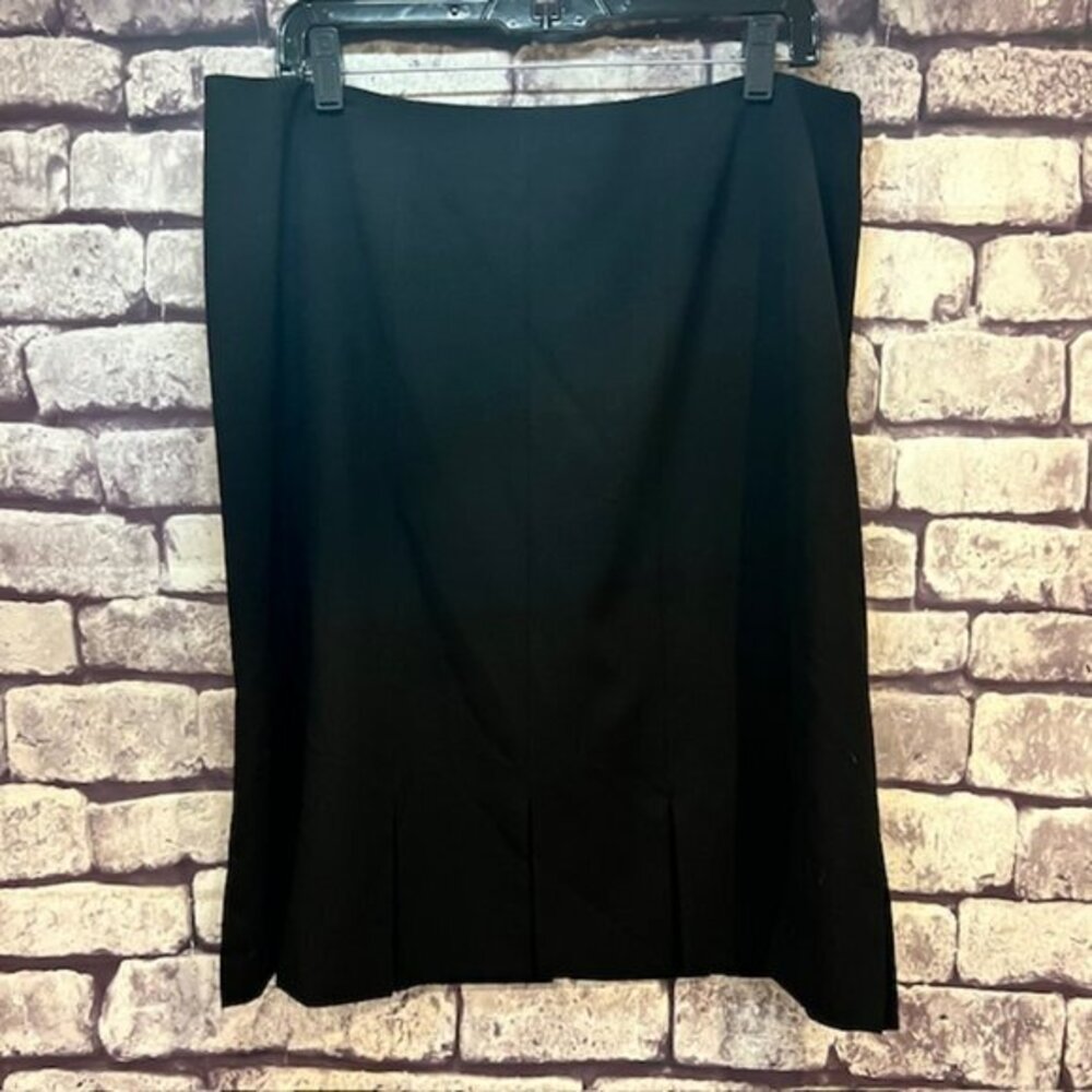 Grace Elements Black Fully Lined Skirt Size 16